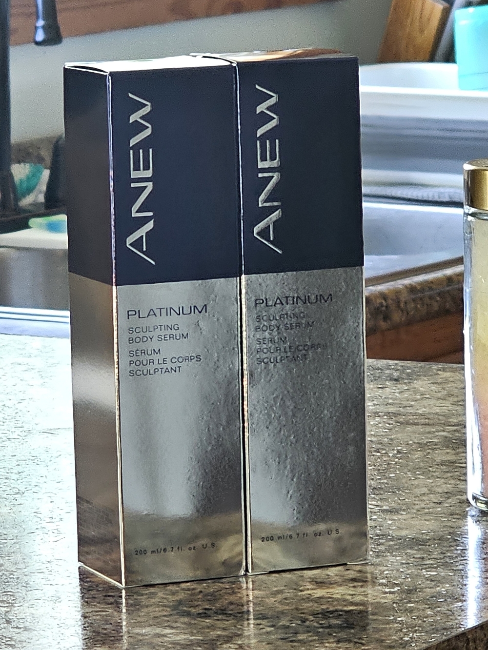 Avon Anew Platinum Sculpting Body Serum — Silver